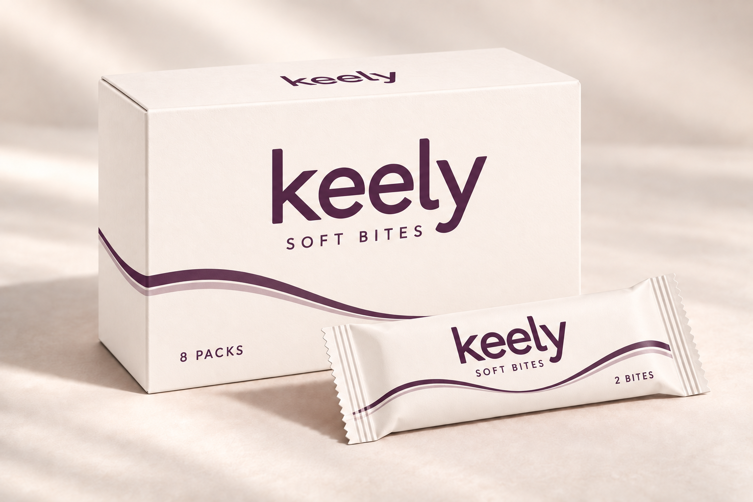 KEELY Soft Bites packaging